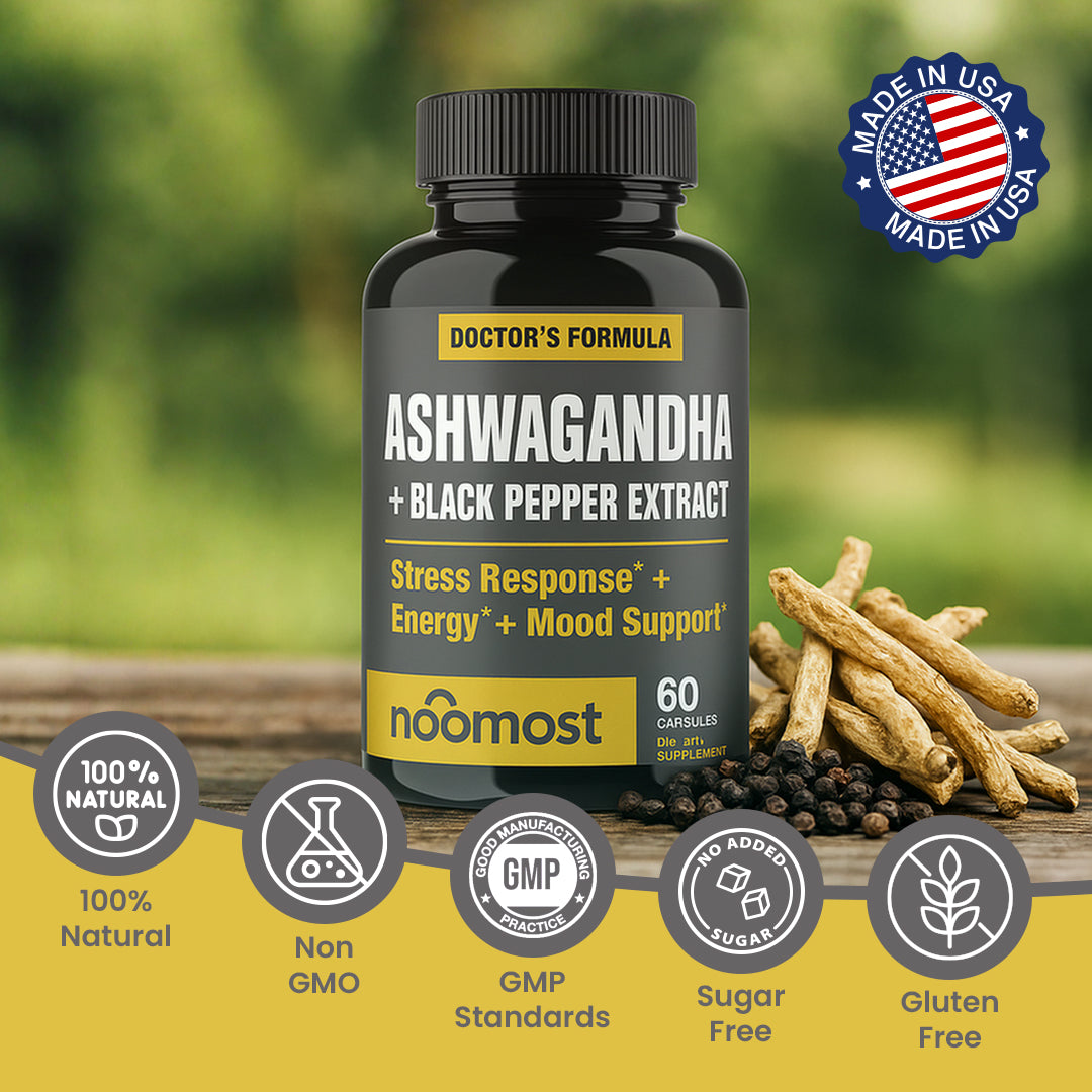 ASHWAGANDHA + BLACK PEPPER EXTRACT