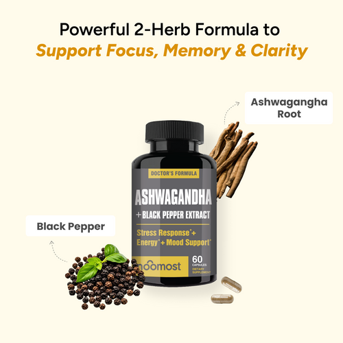 ASHWAGANDHA + BLACK PEPPER EXTRACT