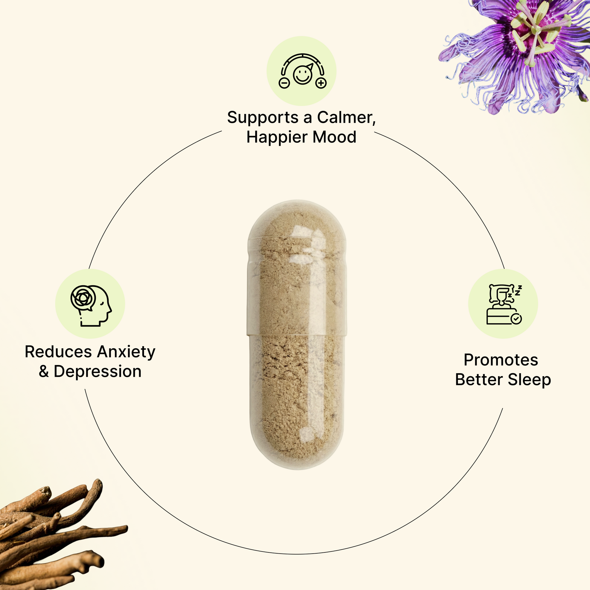 MOOD + REDUCE ANXIETY + IMPROVE SLEEP