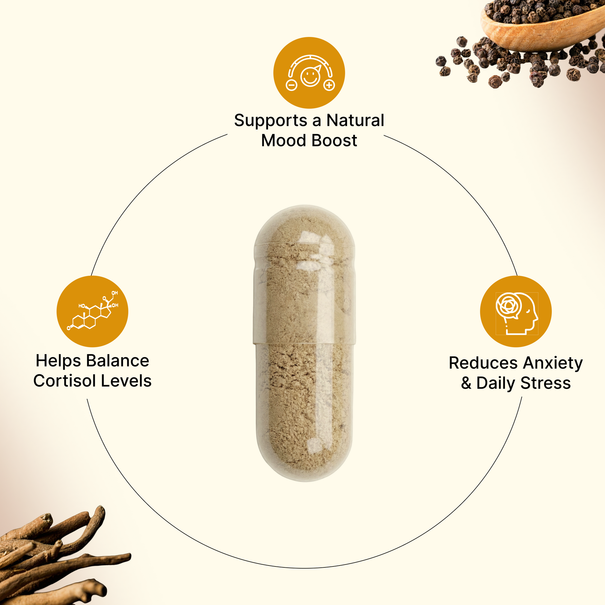 ASHWAGANDHA + BLACK PEPPER EXTRACT