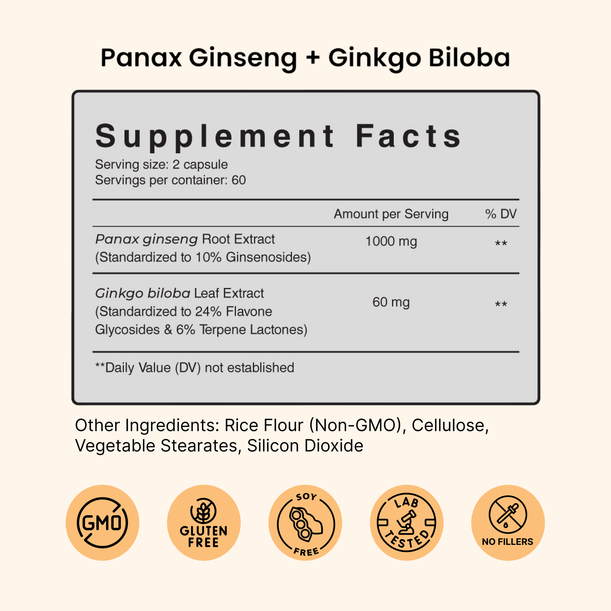 PANAX GINSENG + GINKGO BILOBA