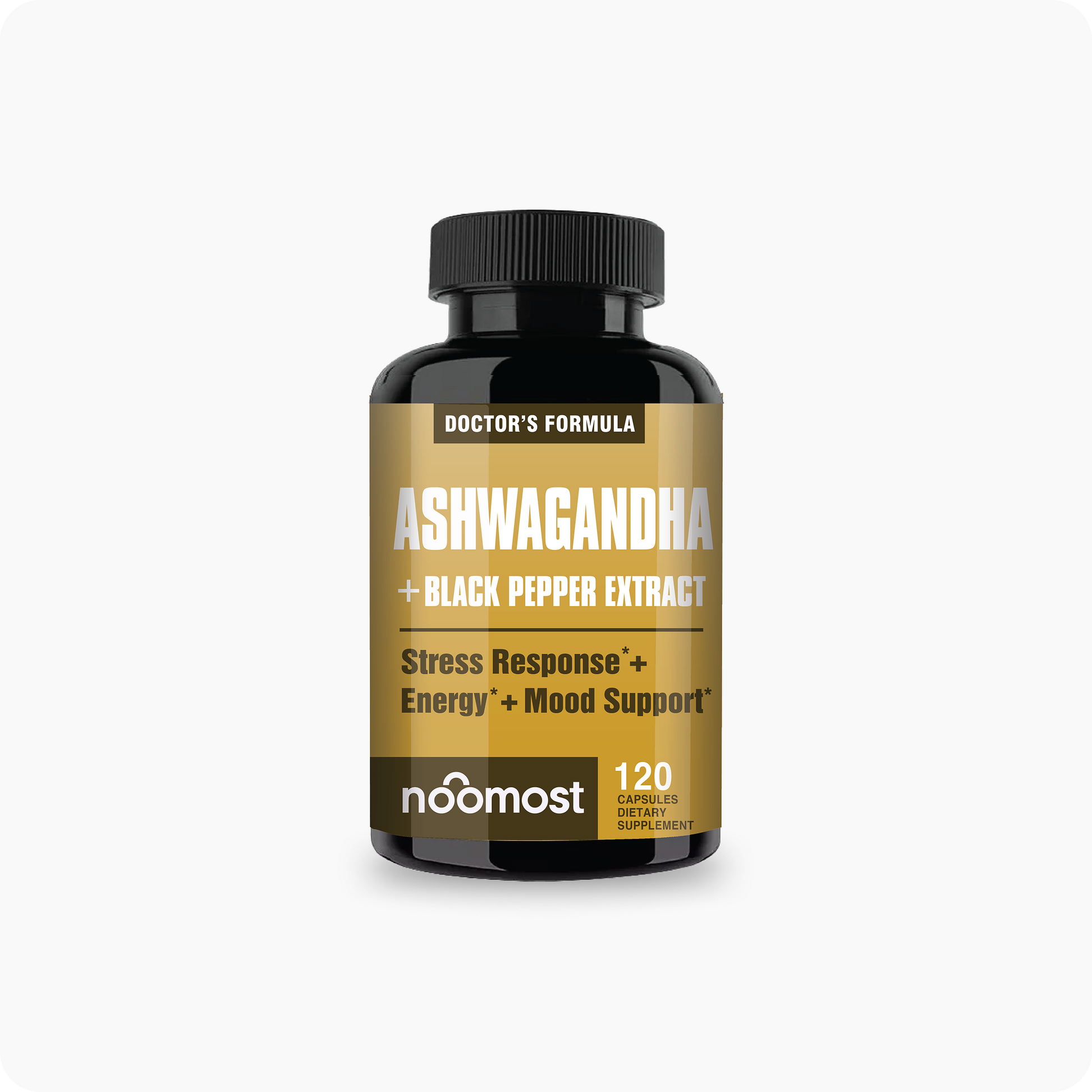 NooMost Ashwagandha 1200mg Supplement | 120 Capsules