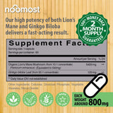 LION'S MANE + GINKGO BILOBA