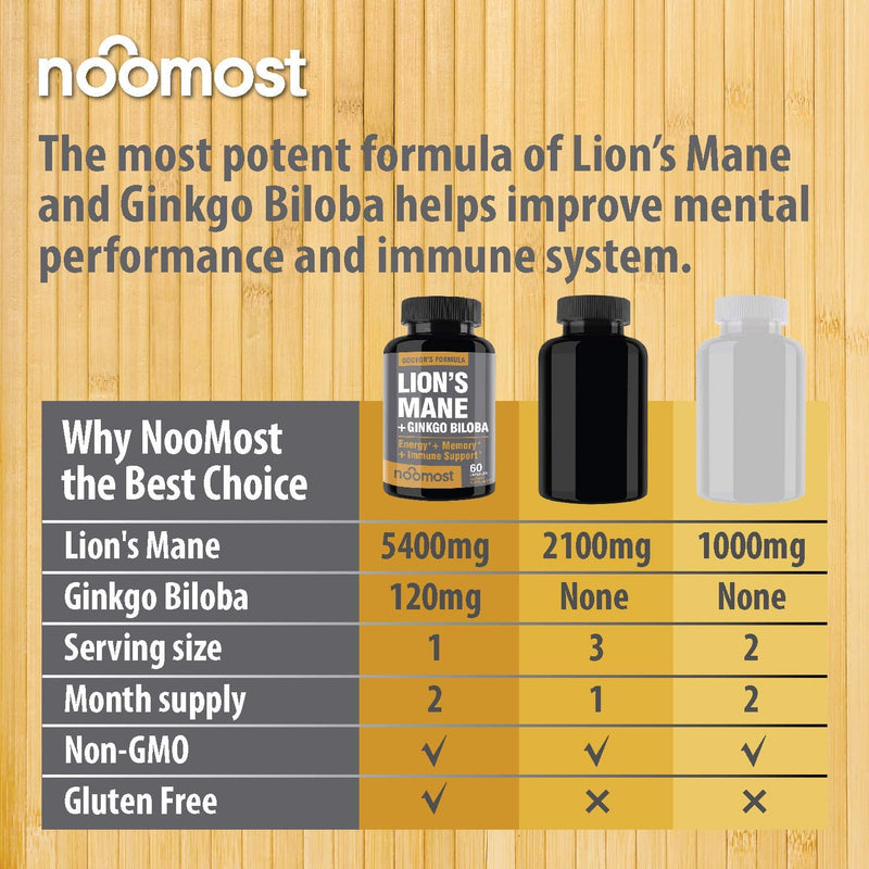 LION'S MANE + GINKGO BILOBA
